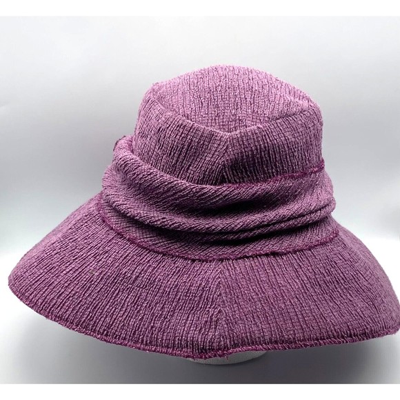 Lillie & Cohoe Purple Textured Floppy Sun Hat Wide Brim Size 1 Canada - Picture 3 of 6